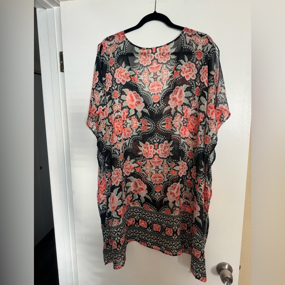 Becca Plus Size brand bathing suit cover up.